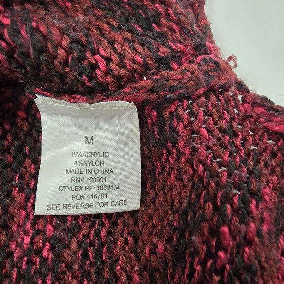 VTG 90s y2k Sweater Womens Medium Panda Bear Kawaii Anime Knit Girlhoodcore Twee - Picture 7 of 9